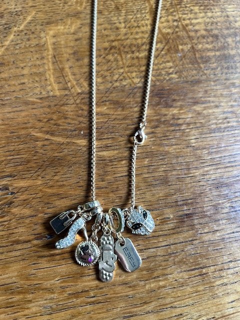 Effy juwelen ketting + bedeltjes, Enlèvement, Avec strass