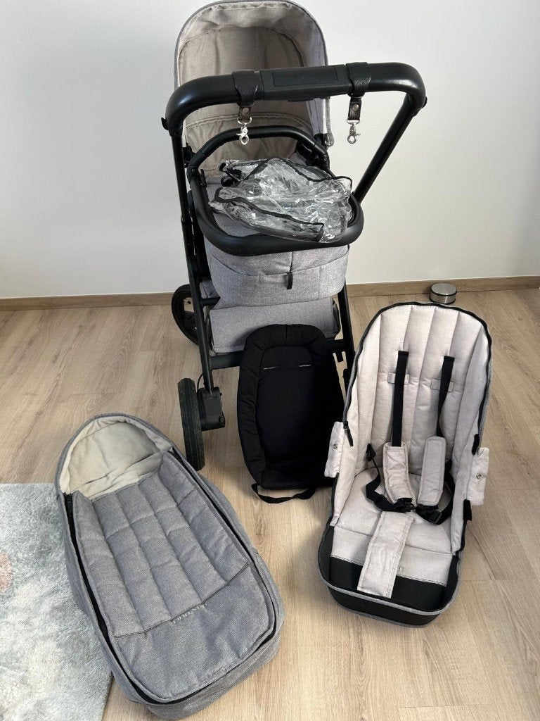 Dubatti one kinderwagen compleet met accessoires, Kinderen en Baby's, Luchtbanden, Zo goed als nieuw, Combiwagen, Ophalen
