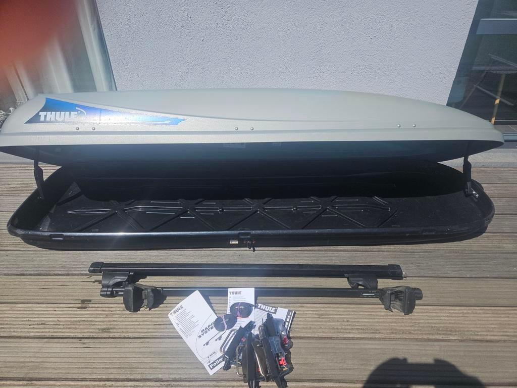 Thule ocean 700 dakkoffer met dragers, Autos : Divers, Coffres de toit, Enlèvement