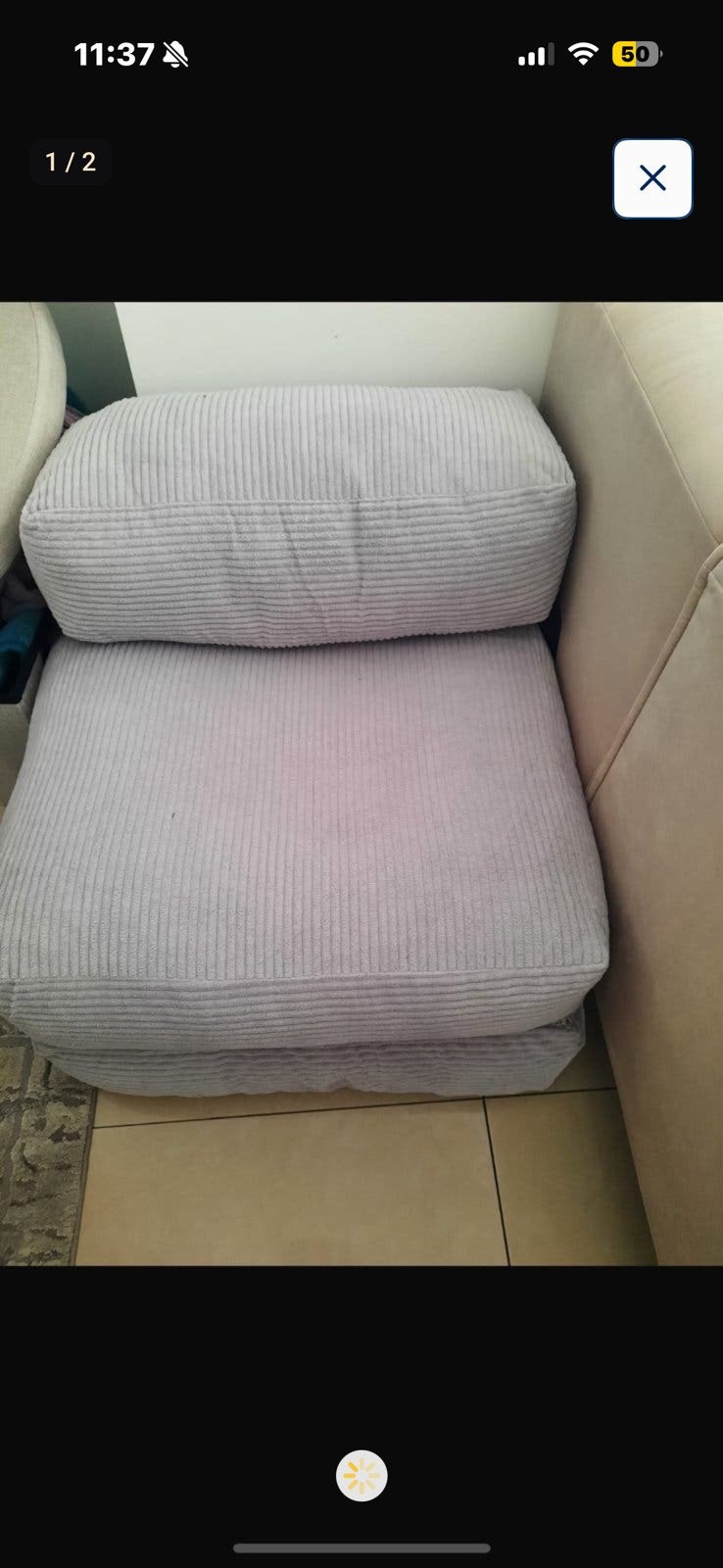 Slaapbank, Neuf, Gris, Une personne, Enlèvement