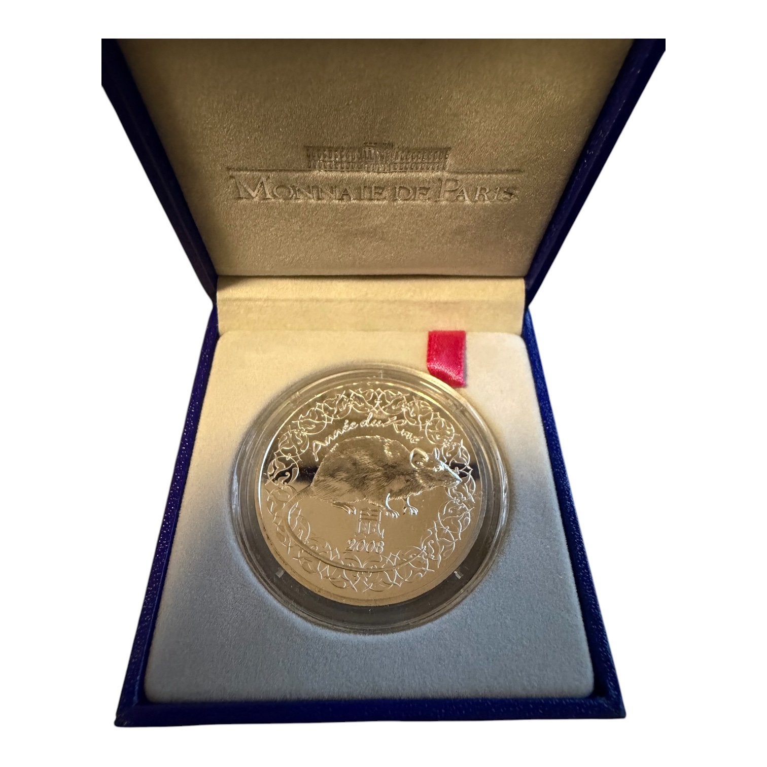 Frankrijk 2008 1/4 Euro jaar van de Rat, Ophalen