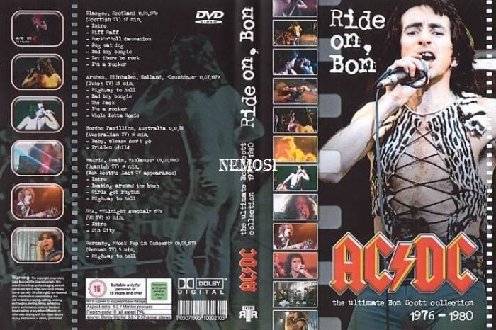DVD - AC/DC - RIDE ON, BON, Cd's en Dvd's, Dvd's | Muziek en Concerten, Eerste persing, Verzenden, Alle leeftijden, Concert