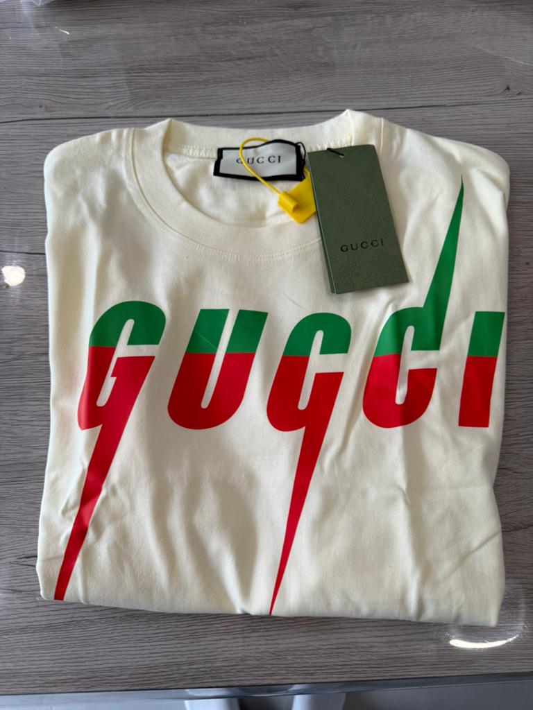 T-shirt Gucci Beige, Enlèvement ou Envoi, Comme neuf, Beige