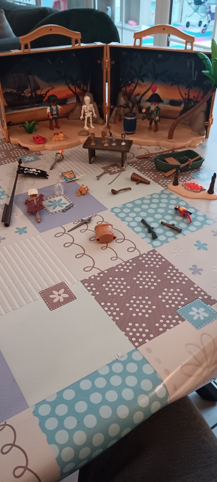 playmobil piraten kist, Ophalen of Verzenden, Gebruikt, Complete set, Overige typen