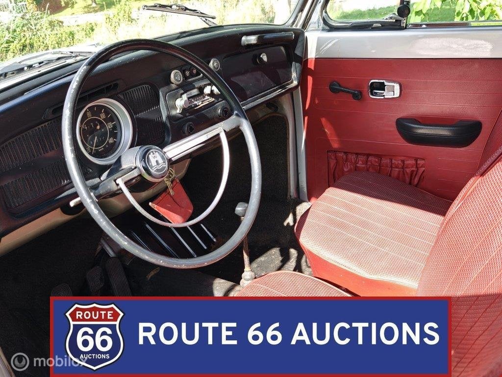 Volkswagen Beetle Cabriolet | 1972 | Route 66 Auctions, Auto's, Volkswagen, Zwart, Bedrijf, Handgeschakeld
