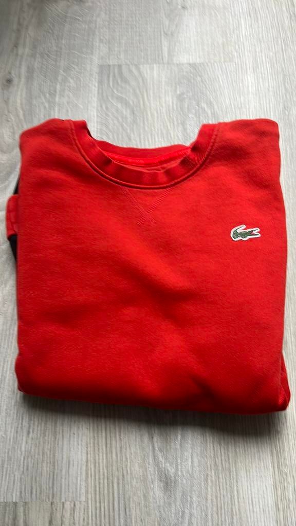 Trui lacoste, Kleding | Heren, Ophalen of Verzenden, Zo goed als nieuw, Maat 46 (S) of kleiner, Rood