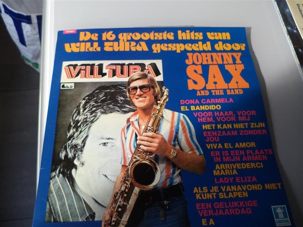 LP Will tura door Jhonny Sax, Cd's en Dvd's, Vinyl | Nederlandstalig, Beschermende buitenhoes, Ophalen of Verzenden, Gebruikt