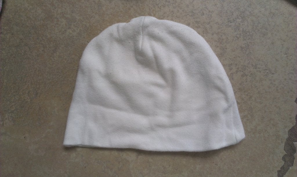 1 euro koopjes: witte muts mt 62, Kinderen en Baby's, Babykleding | Maat 62, Gebruikt, Jongetje of Meisje, Ophalen of Verzenden