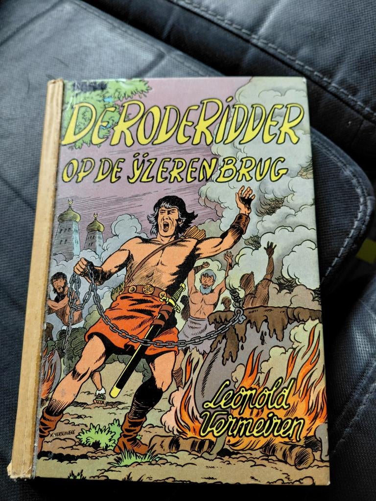 De Rode Ridder op de ijzeren brug, Fiction, Leopold Vermeiren., Enlèvement, Utilisé