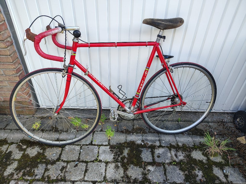 Koersfiets vintage Giovanni, Ophalen, Velgrem, Giovanni, Jaren '60 of nieuwer