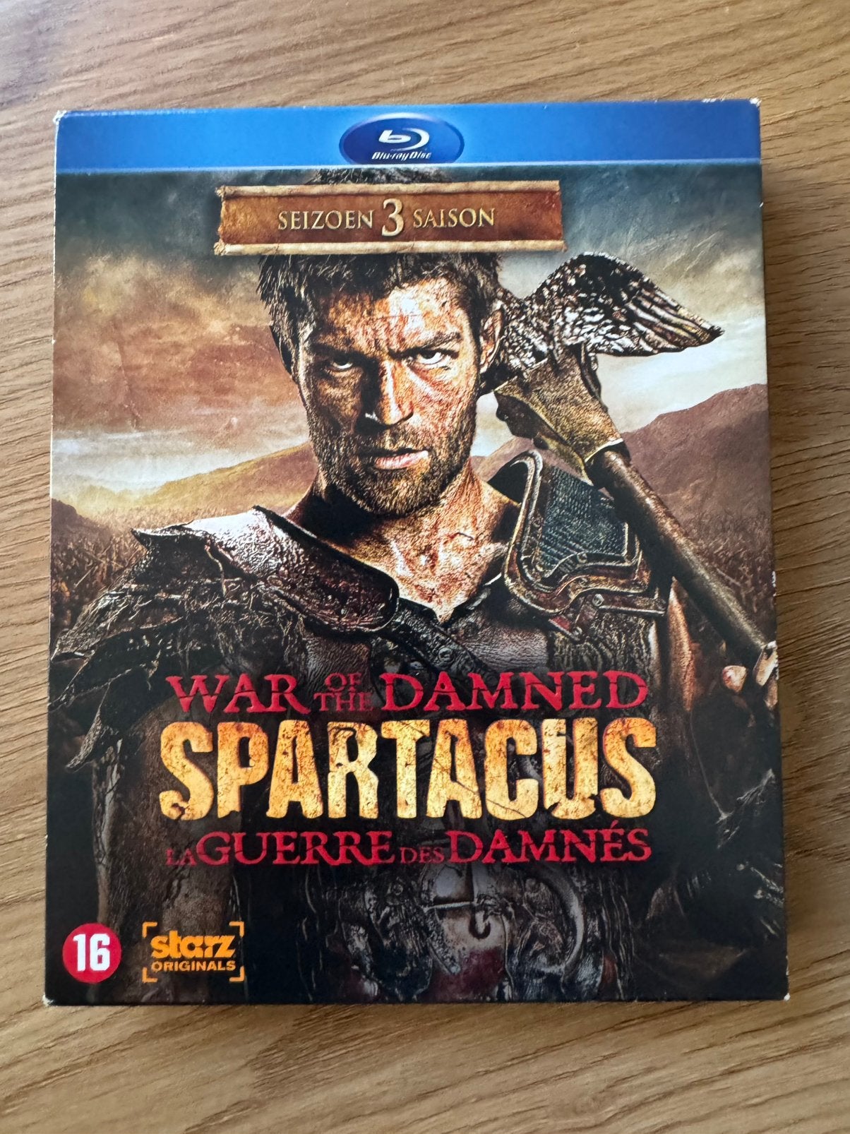 Spartacus war of the damned blu ray, Cd's en Dvd's, Ophalen of Verzenden, Zo goed als nieuw