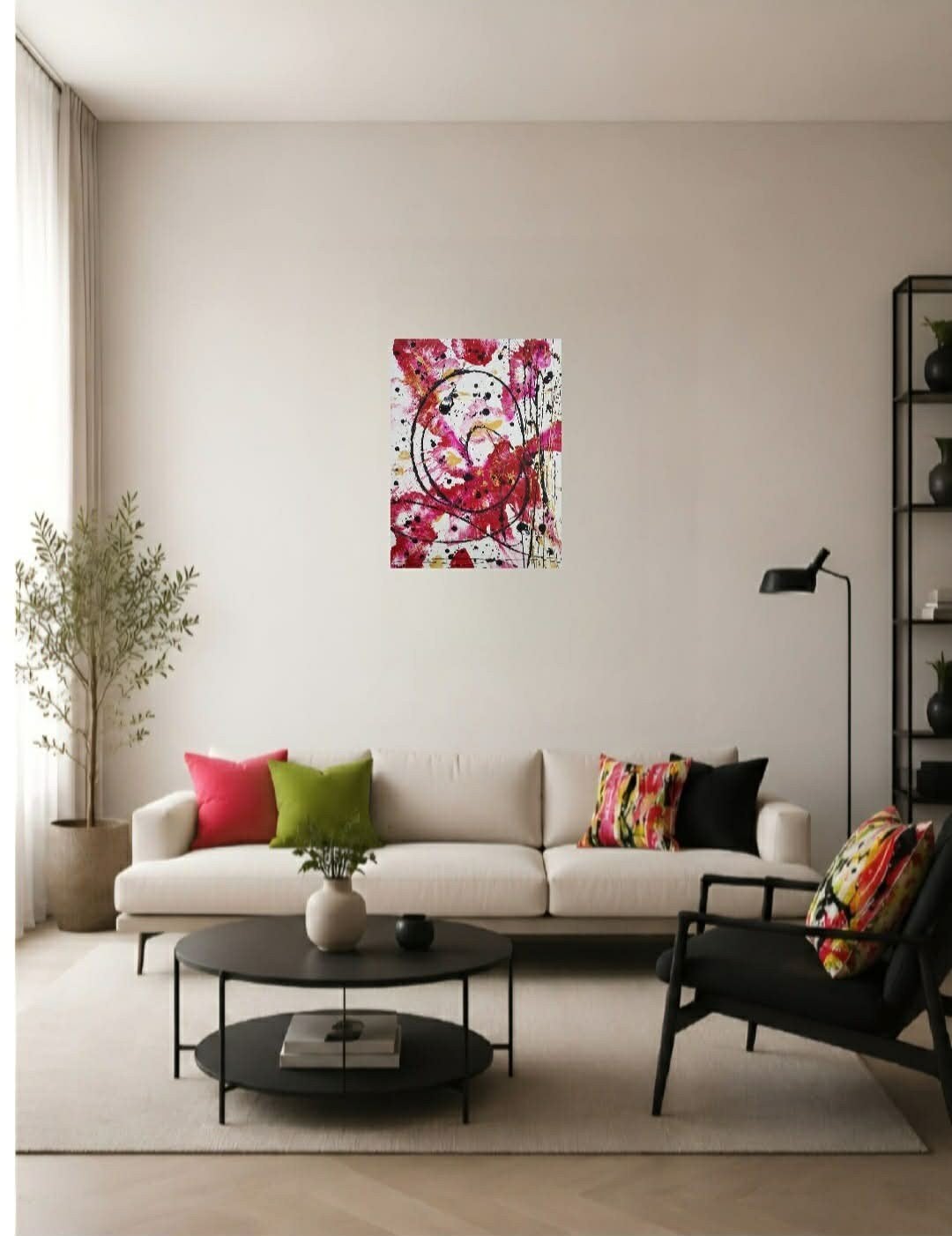 Je suis libre de le ressentir, Antiquités & Art, Art | Peinture | Abstraite, Enlèvement ou Envoi
