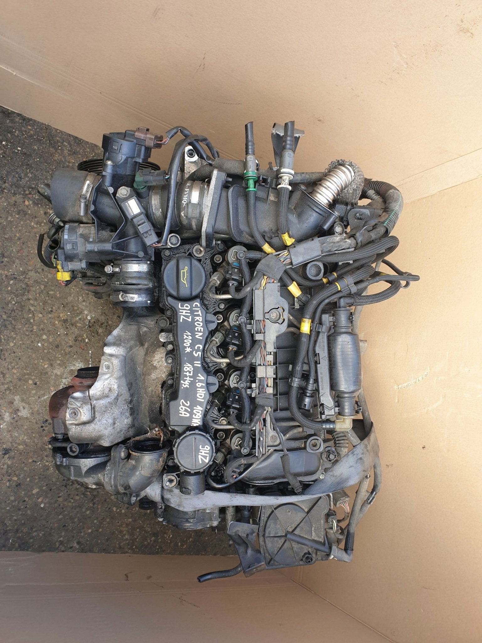 Moteur 9HZ Nu PEUGEOT 1007 307 407 CITROEN 207 XSARA 206 C5, Envoi, Utilisé, Daihatsu