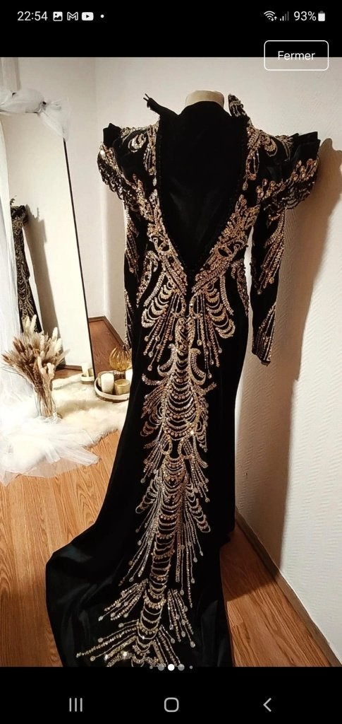 Robe de soirée, Vêtements | Femmes, Enlèvement ou Envoi, Comme neuf, Taille 38/40 (M), Noir