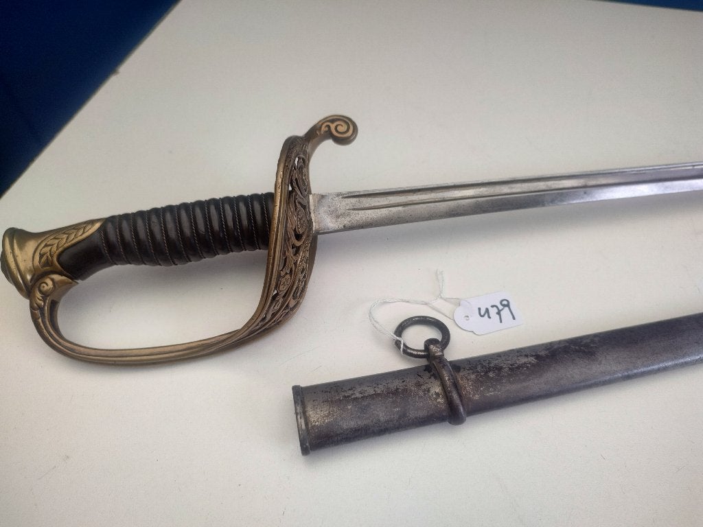 Sabel # 479 - Frankrijk - Off sabel, Verzamelen, Militaria | Algemeen, Verzenden