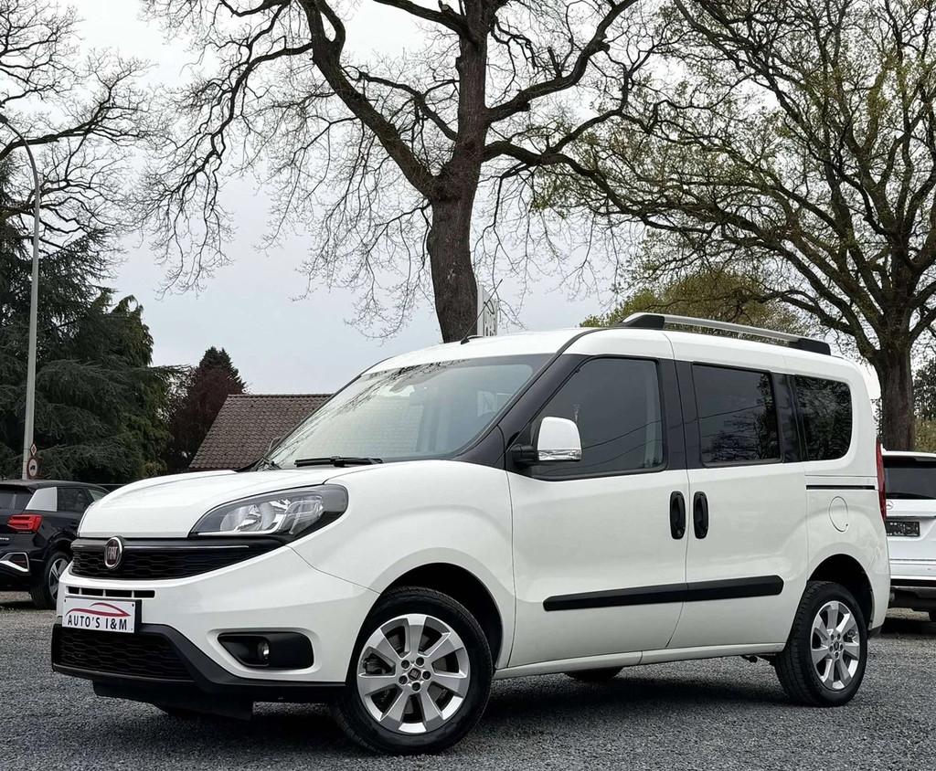 Fiat Doblò 1.4i Benzine BTW 5-zit 2019 Airco CruiseC. Garan, Autos, Fiat, Doblo, Entreprise, Boîte manuelle, Autre carrosserie