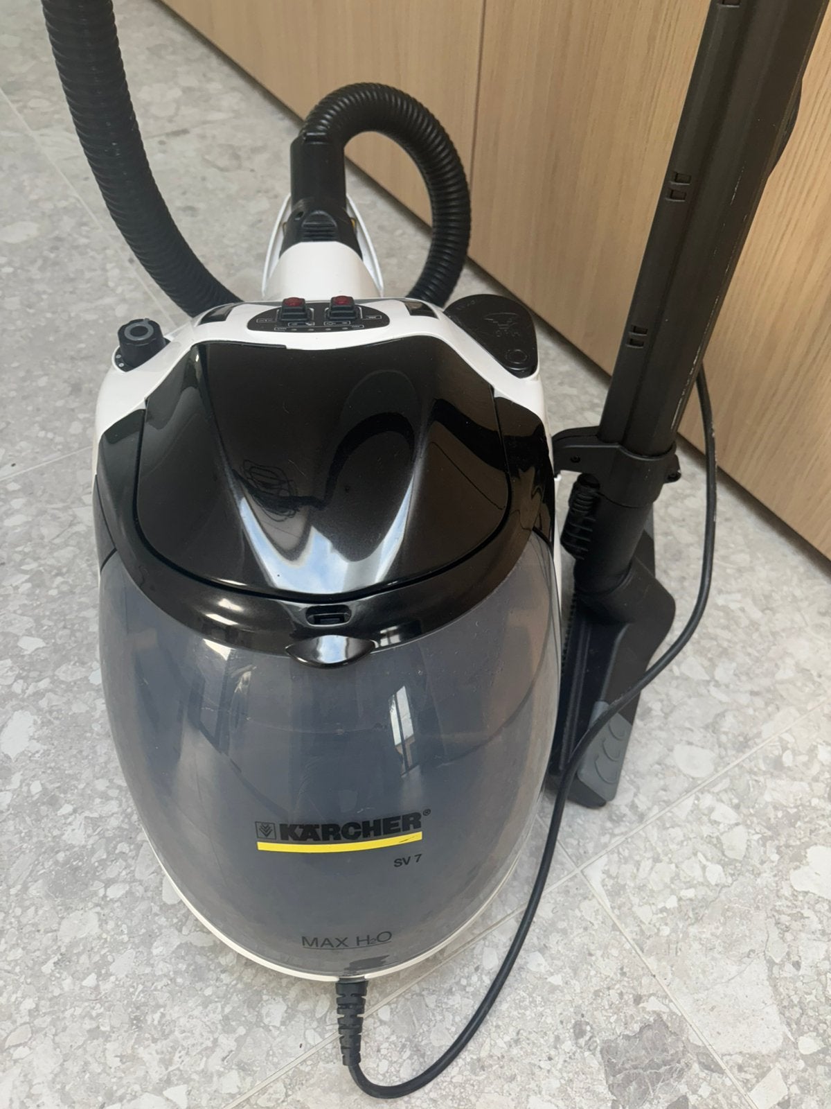 Karcher stoomreiniger VC7, Ophalen