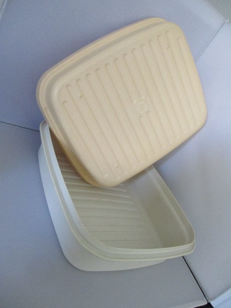 tupperware grote bakkersdoos bewaardoos koekendoos, Ophalen of Verzenden, Gebruikt, Bewaardoos