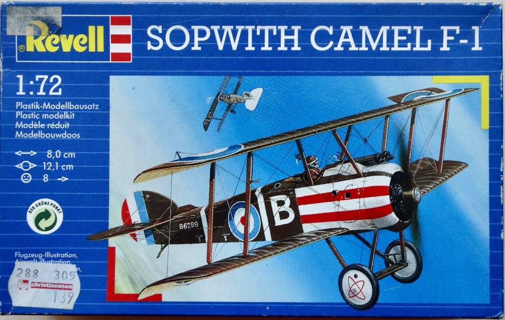REVELL 1:72 - SOPWITH CAMEL F-1, Neuf, Enlèvement ou Envoi, Revell, 1:72 à 1:144