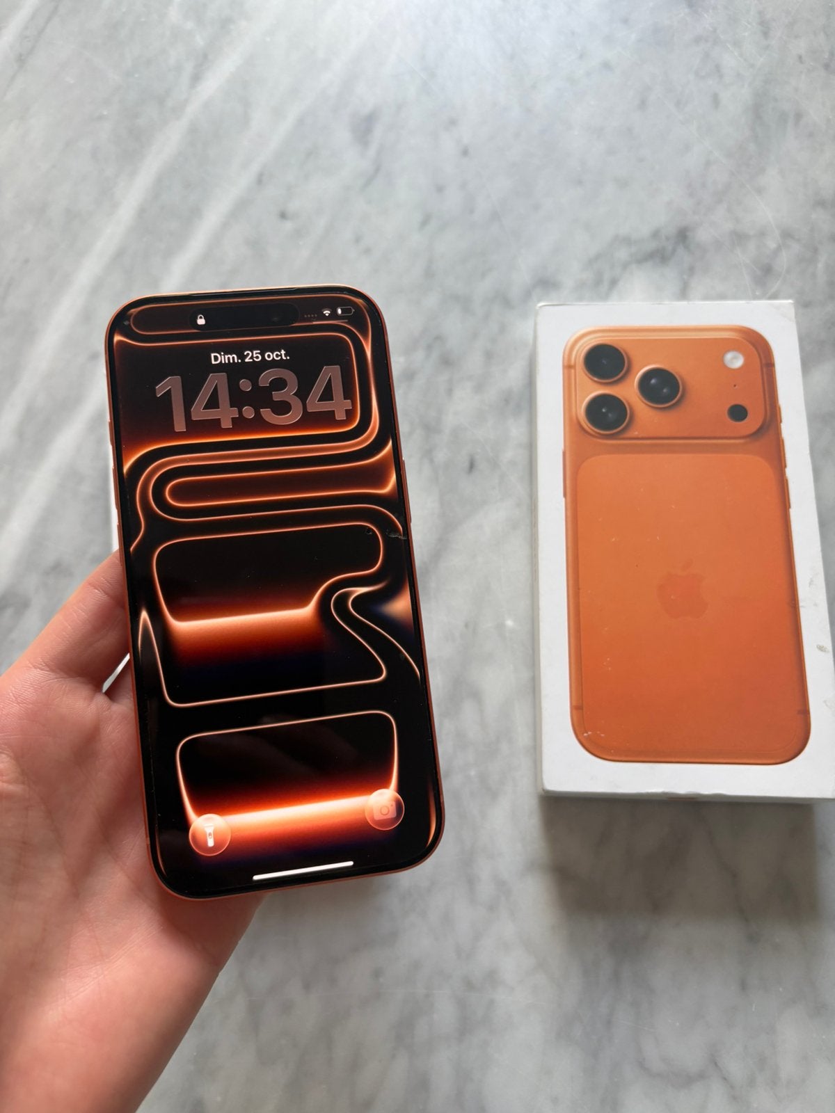 Iphone 17 PRO 256GB Orange Cosmic, Télécoms, Enlèvement ou Envoi, IPhone 17 Pro