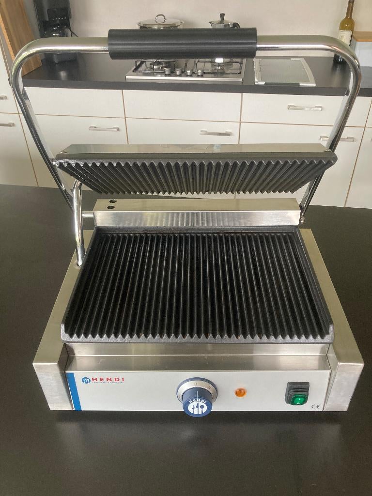 Hendi Contactgrill Panini (nieuwstaat), Electroménager, Grils de contact, Enlèvement, Neuf