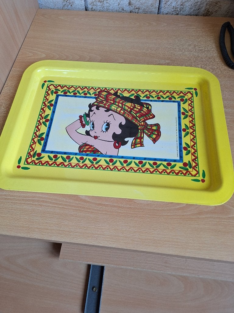 Betty Boop plateau Tropico diffusion 1995., Enlèvement ou Envoi, Neuf, Humain