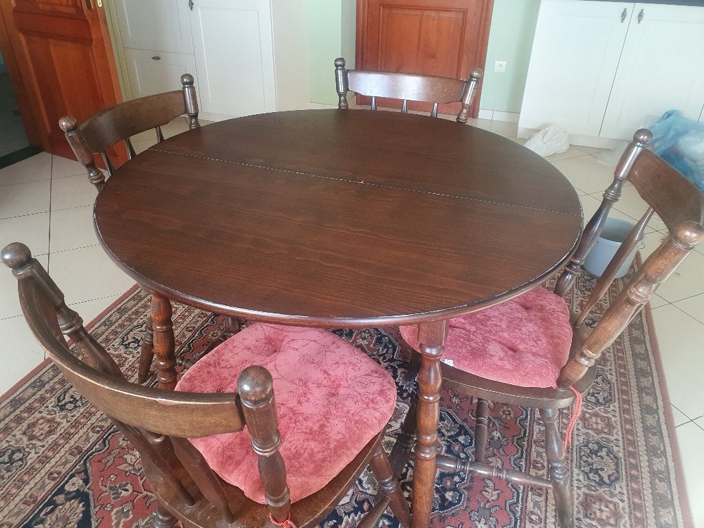ronde tafel, Huis en Inrichting, Ophalen, Gebruikt, 50 tot 100 cm, 100 tot 150 cm