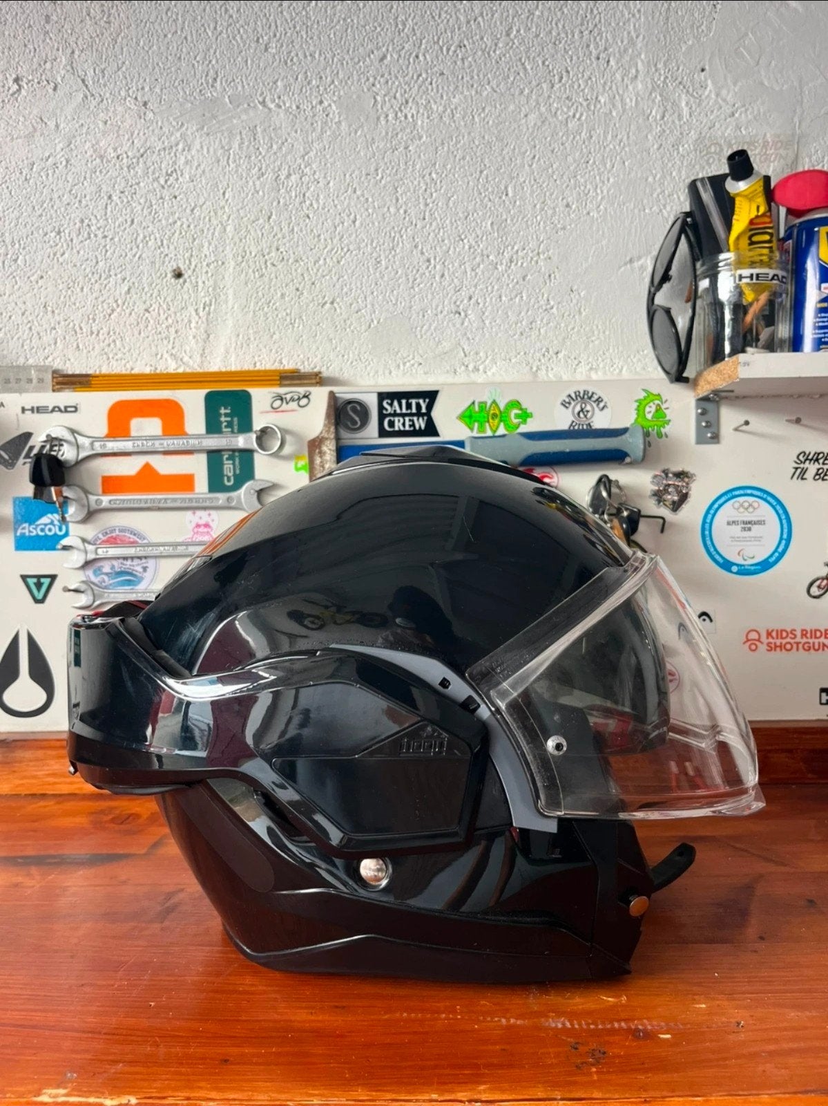 casque moto modulable hjc, Motos, Enlèvement ou Envoi, S, HJC