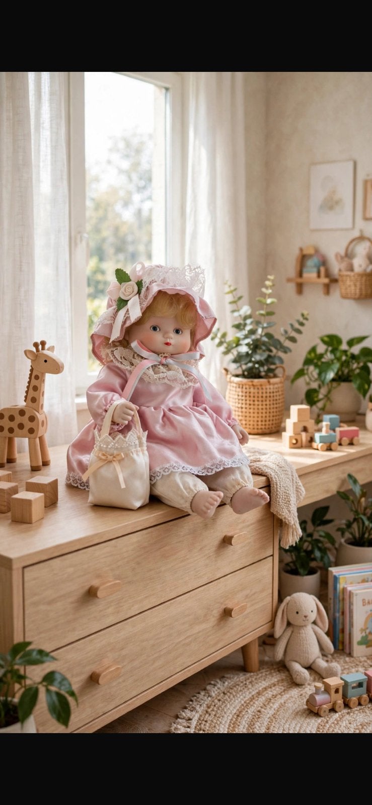 À vendre poupée en porcelaine : Antiquités, Enlèvement, Comme neuf, Poupée