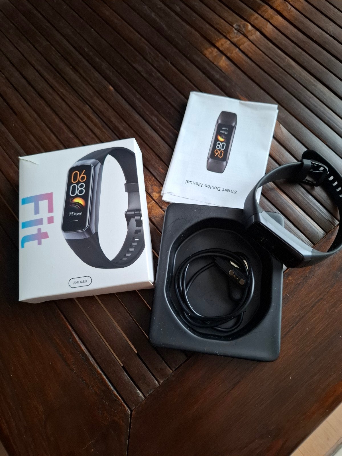 sporthorloge, stappenteller,hartslag, Bijoux, Sacs & Beauté, Montres de sport, Enlèvement, Avancer d'un pas, Comme neuf, Noir