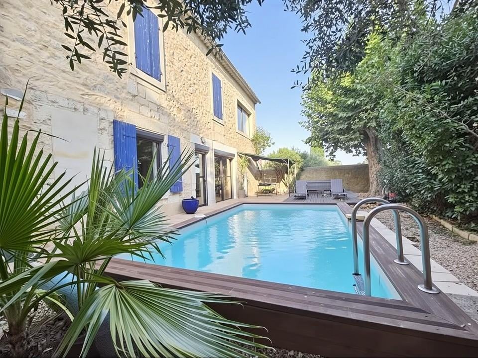 Mas provençal Jonquières Saint Vincent  6 pièce(s) 181.47 m2, Immo, 4 pièces, France, Village, 181 m²