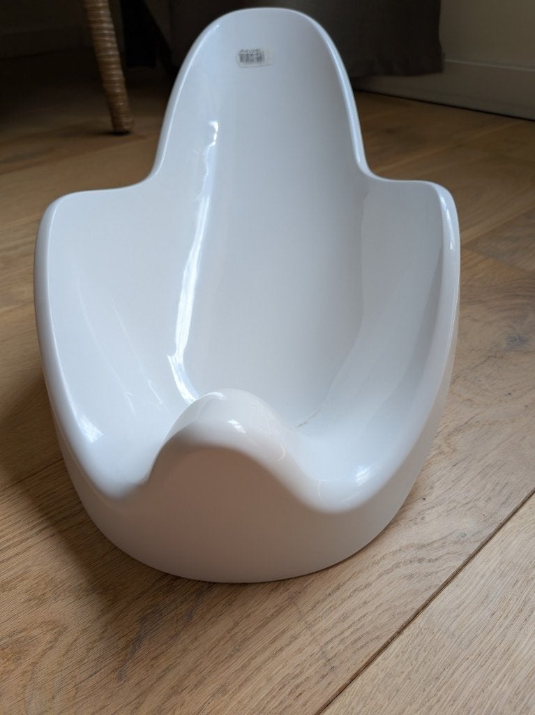 Badschelp voor baby, Kinderen en Baby's, Badjes en Verzorging, Ophalen of Verzenden, Gebruikt, Badzitje of Badring, Overige merken