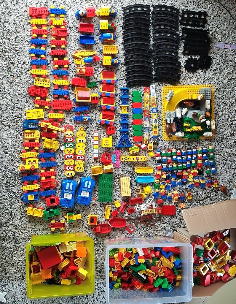 Gros lot lego duplo vintage !, Enfants & Bébés, Jouets | Duplo & Lego, Enlèvement ou Envoi, Utilisé, Briques en vrac, Duplo