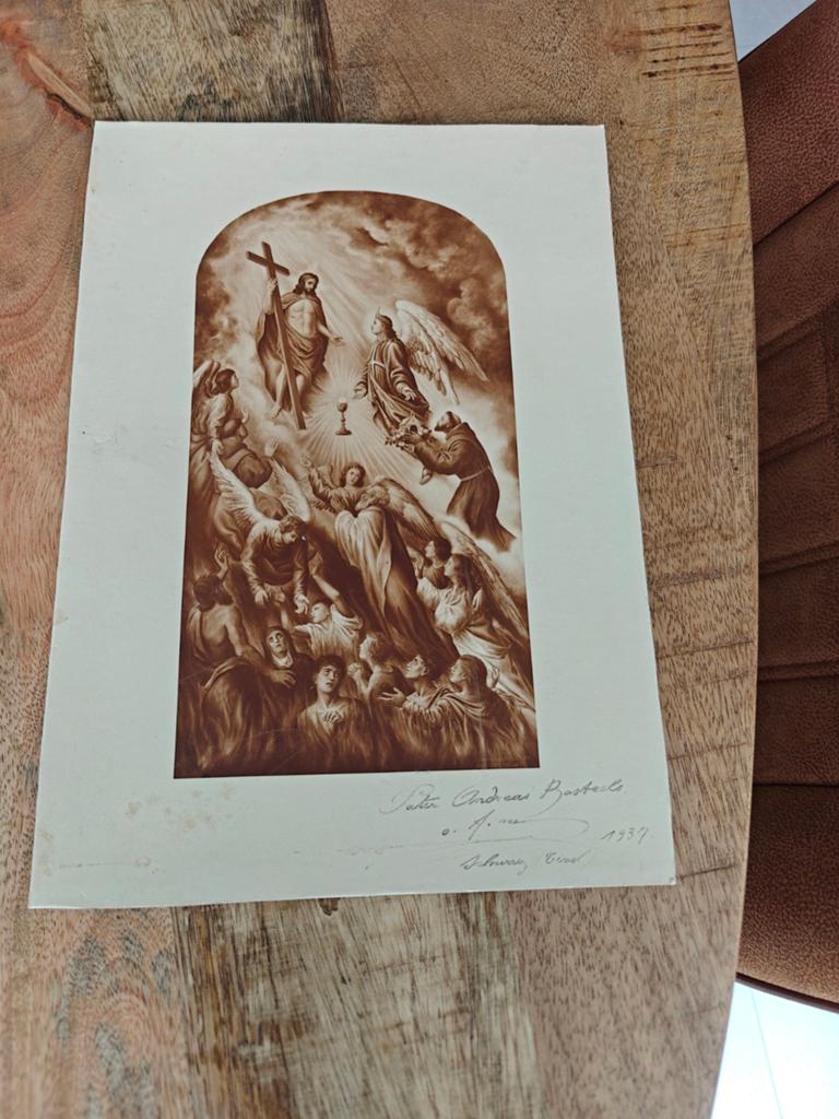 Religieuze prent, Antiek en Kunst, Kunst | Overige Kunst, Ophalen