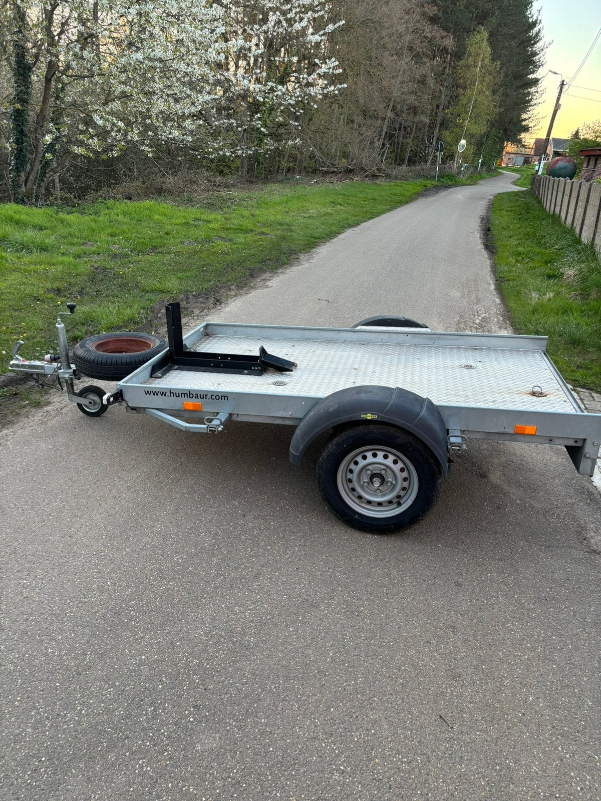Humbaur Motortrailer Te Huur, Autos : Divers, Remorques, Comme neuf, Enlèvement