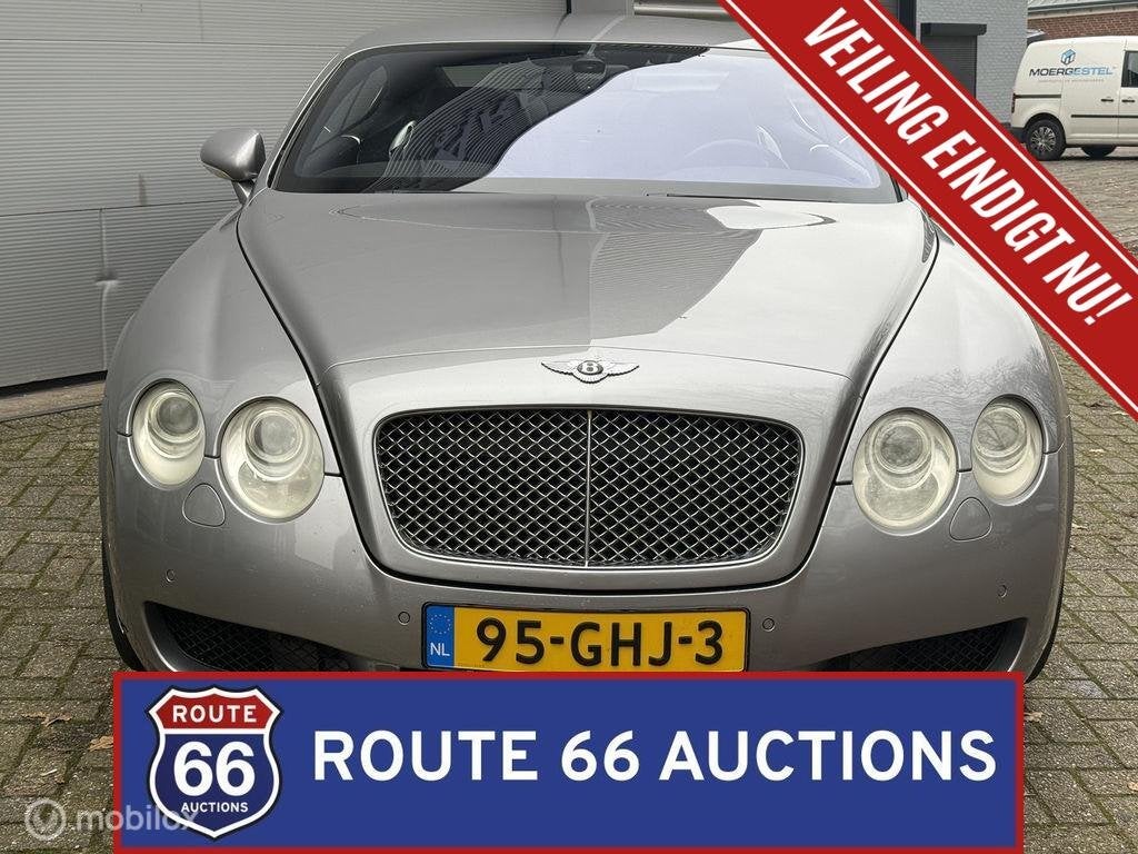 Bentley Continental GT W12 | 2006 | Route 66 Auctions, Auto's, Bentley, Gebruikt, Continental, Zwart, Bedrijf