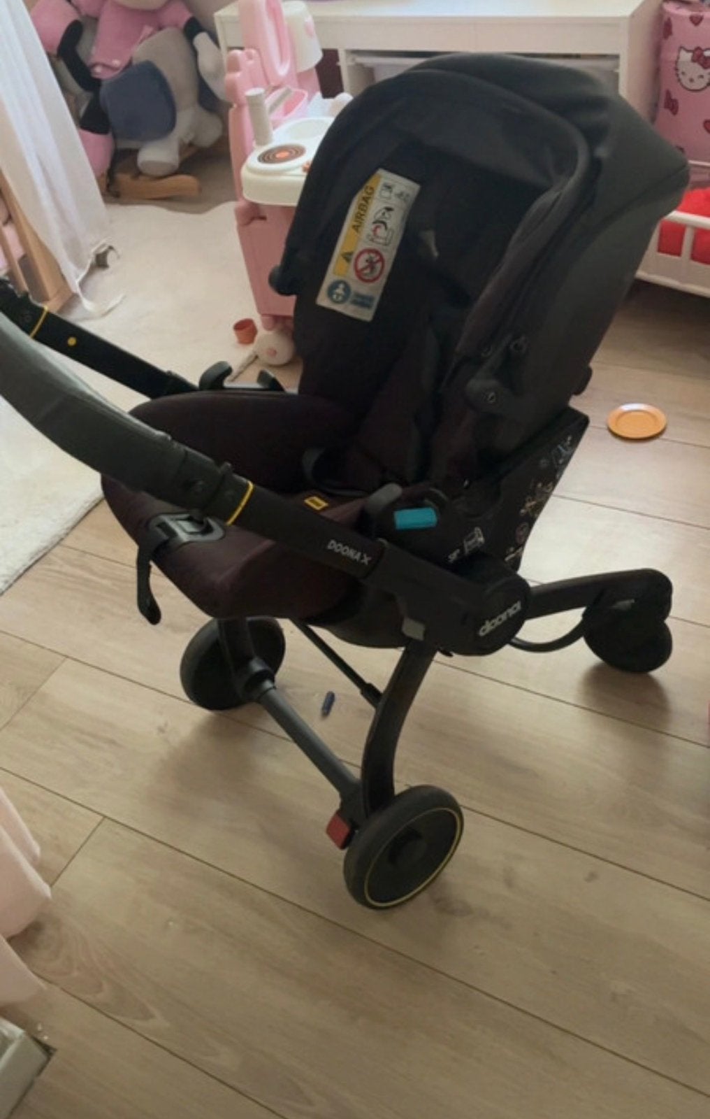 Doona X buggy, Ophalen, Gebruikt