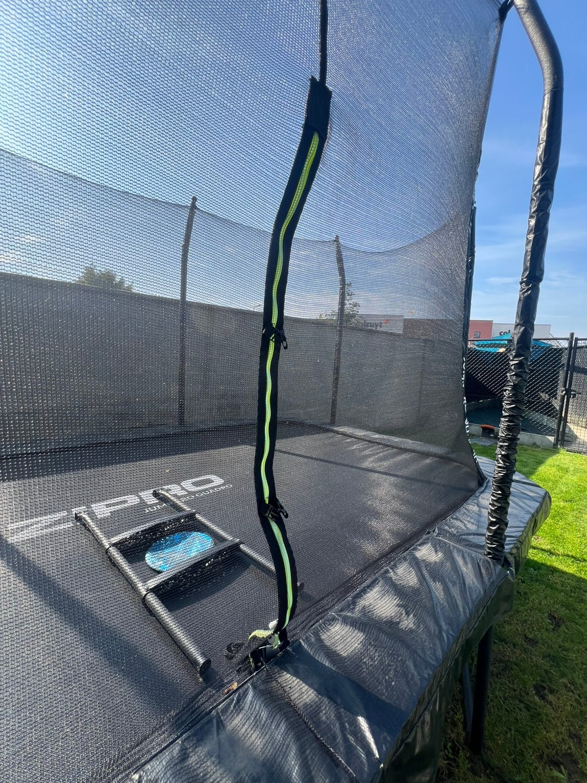 Zipro Trampoline Rechthoekig Jump Pro Quadro 427x244 cm, Kinderen en Baby's, Ophalen, Zo goed als nieuw