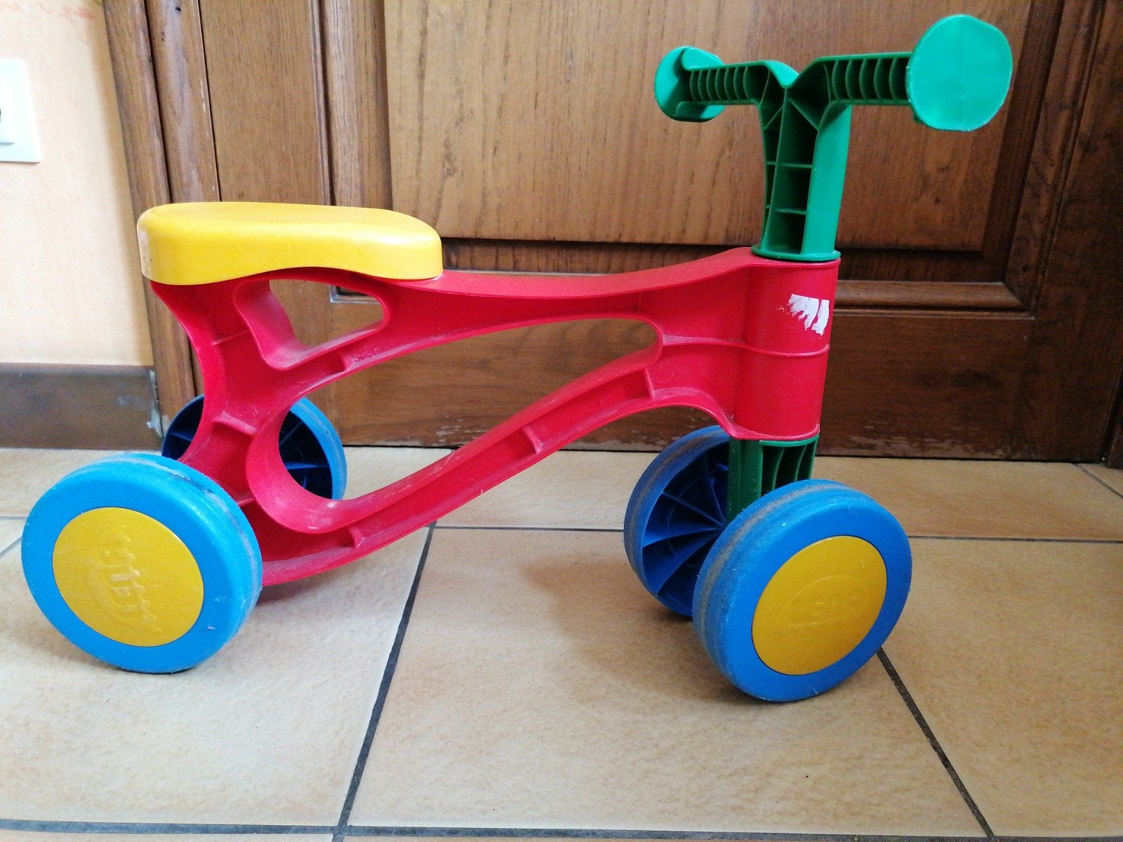 Loopfietsje, Ophalen, Loopfiets