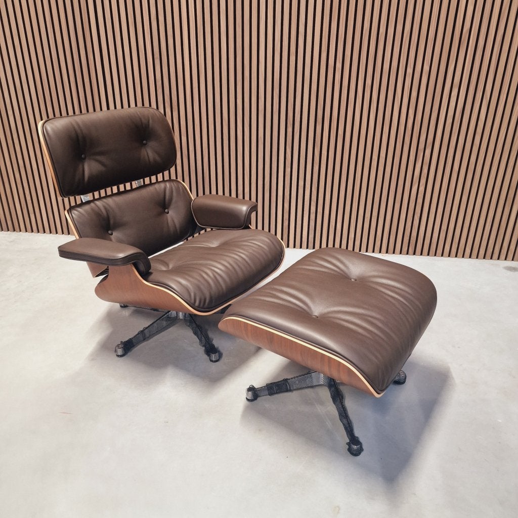 Vitra Eames lounge chair inclusief ottoman, Antiek en Kunst