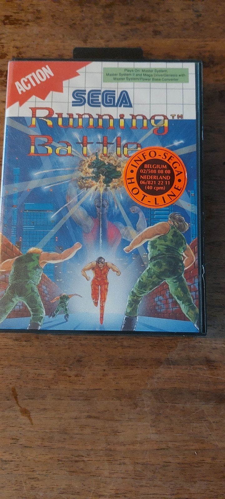 Sega Running Battle, 1 speler, Ophalen