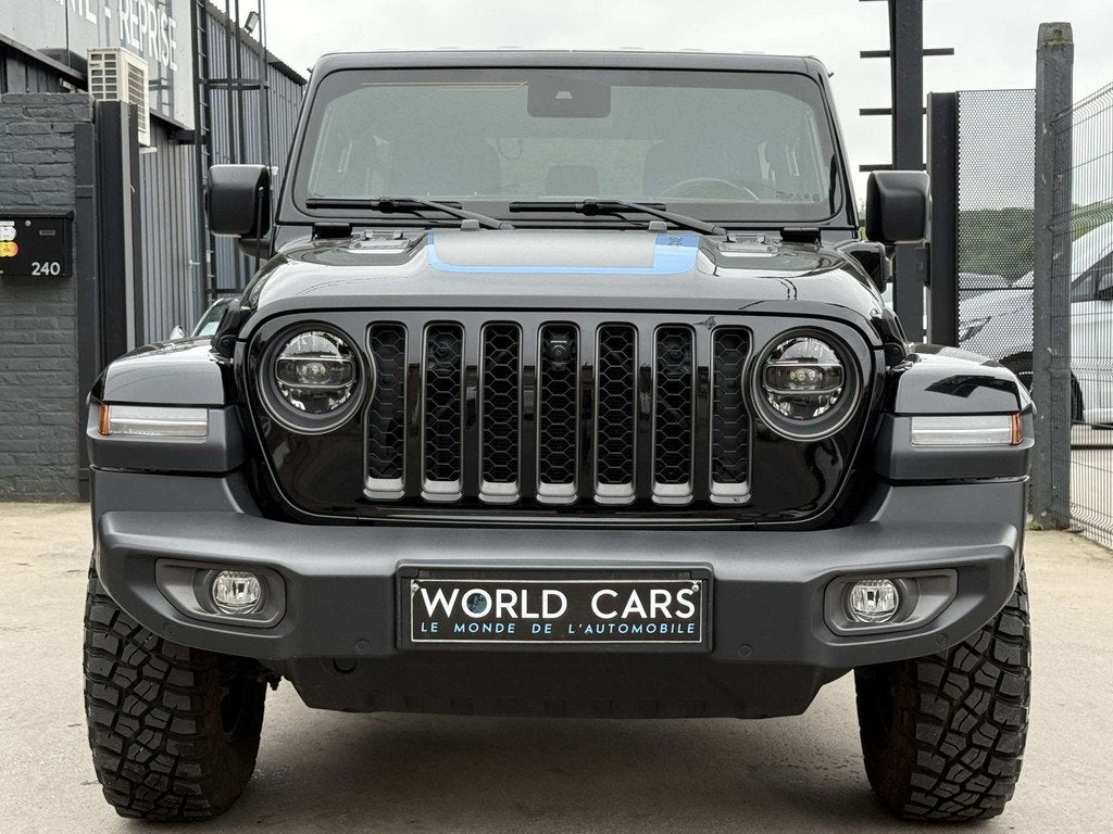 Jeep Wrangler PHEV 2.0 Turbo 4xe Rubicon - CAMERA - NAVIGATI, Auto's, Jeep, Automaat, 4 cilinders, Zwart, Leder