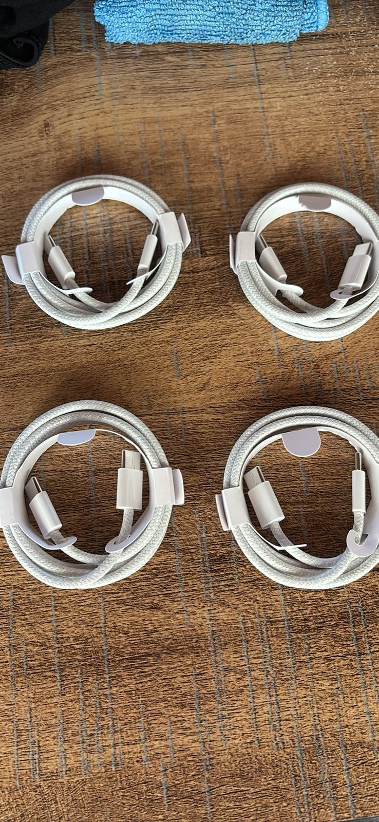 Lot de câbles de recharge USB-C d'origine Apple, Neuf, Samsung, USB-C, Enlèvement ou Envoi