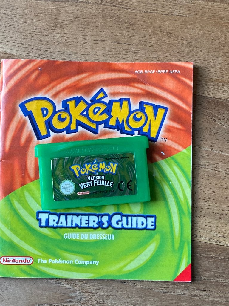Cartouche GBA - Pokèmon Vert Feuille, Consoles de jeu & Jeux vidéo, 1 joueur, Enlèvement ou Envoi, Utilisé, Aventure et Action
