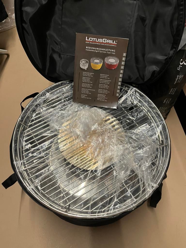 LotusGrill XL tafel barbecue, Ophalen, Zo goed als nieuw