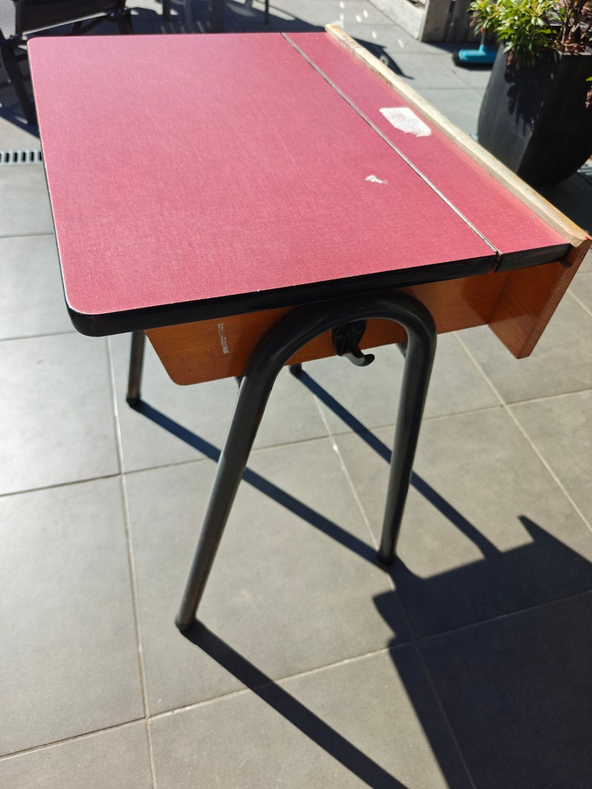 vintage kinderbureau, Maison & Meubles, Bureaux, Vintage, Enlèvement, Multicolore, Bureau enfant