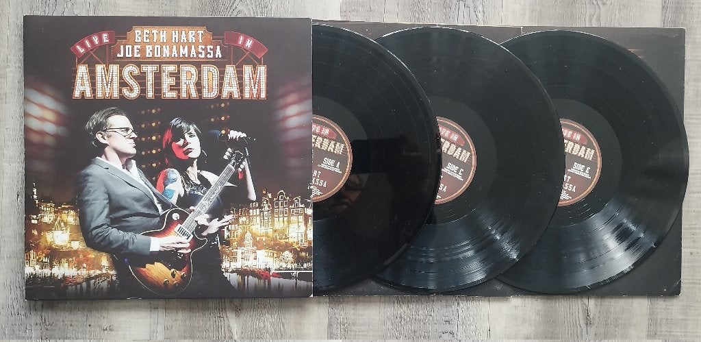 LP : Beth Hart et Joe Bonamassa - Live 2014, 3xLP, CD & DVD, Enlèvement ou Envoi, Comme neuf, Édition spéciale, Blues rock