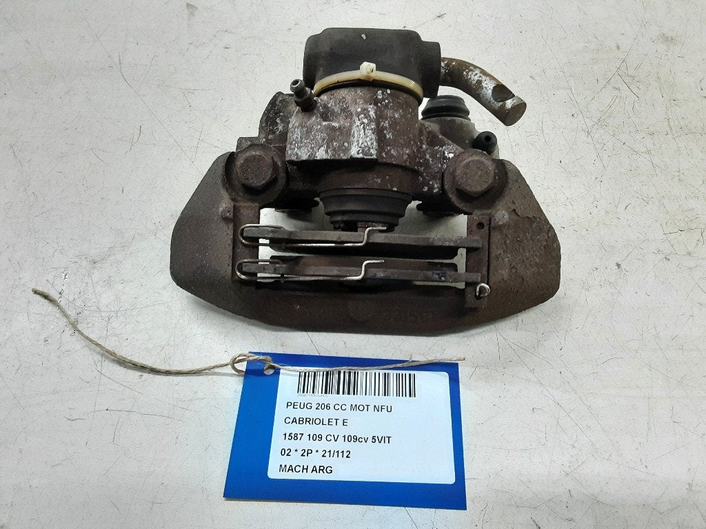 ETRIER DE FREIN ARRIÈRE GAUCHE Peugeot 206 CC (2D), Utilisé, Peugeot