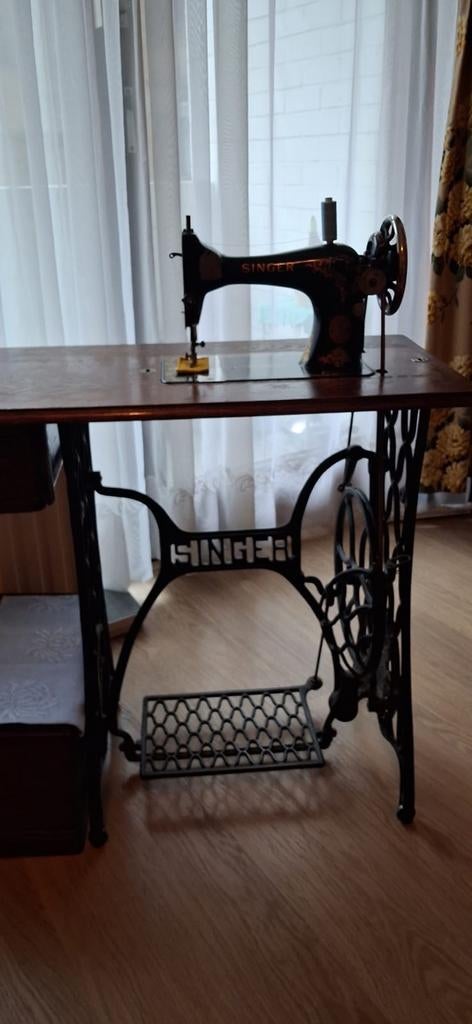 Ancienne machine à coudre Singer de 1918, Enlèvement