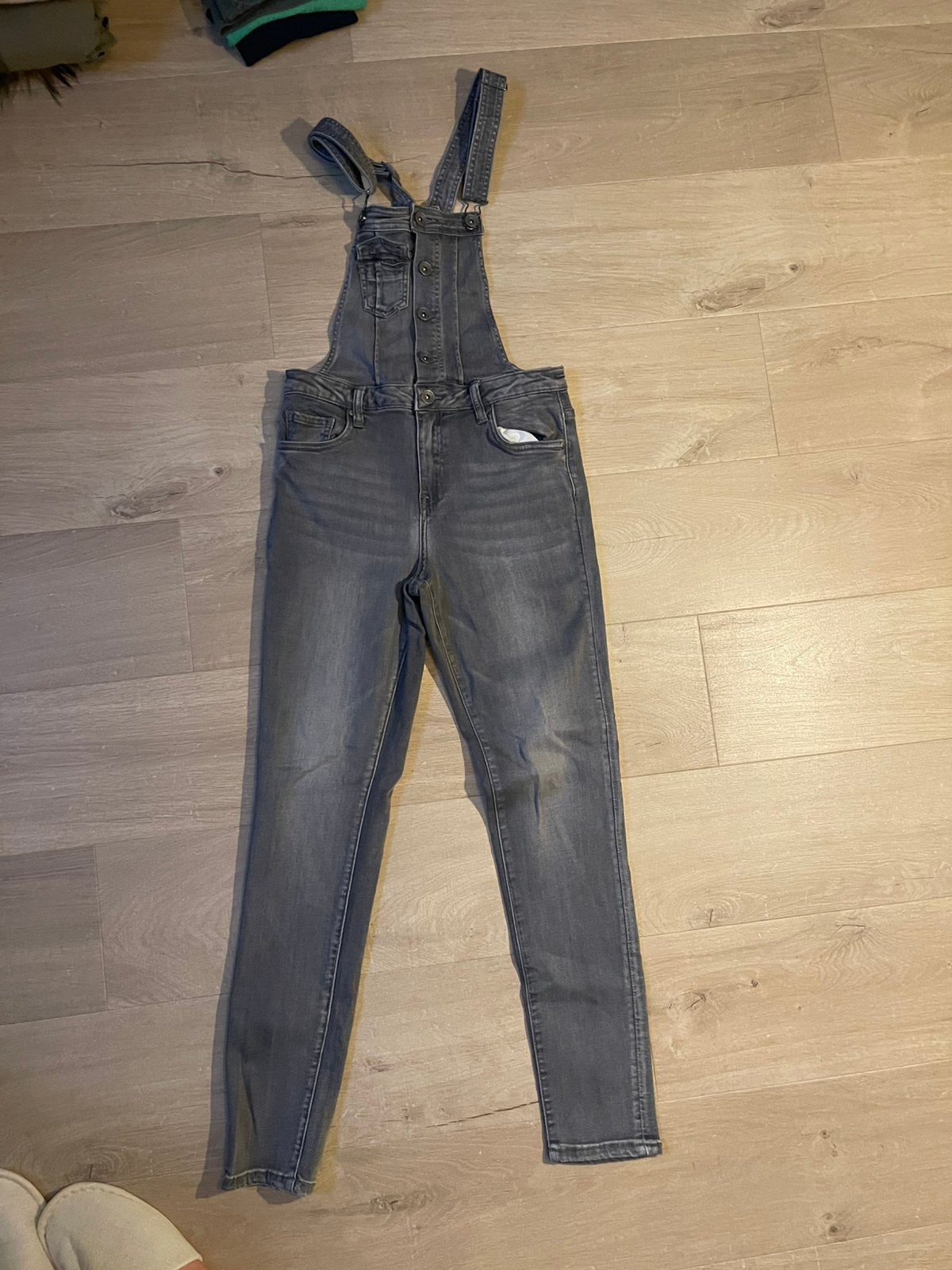 Salopette grise en jean - taille 36 - Lola & Liza, Enlèvement ou Envoi, Comme neuf, Taille 36 (S), Gris